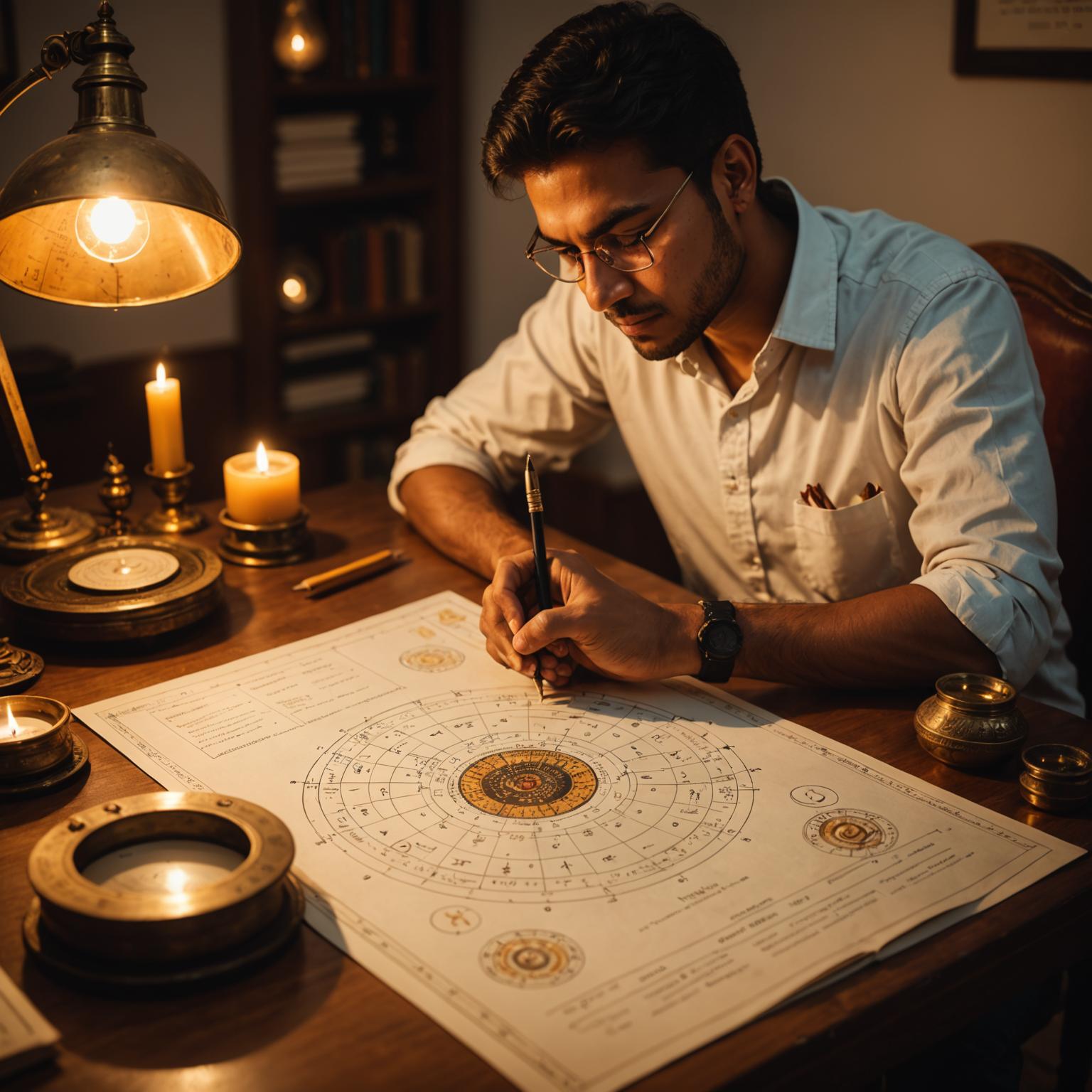 Detailed Vedic natal chart interpretation session