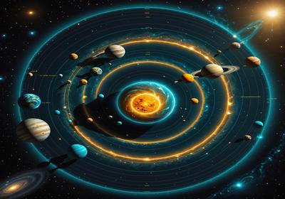 Planetary transits diagram